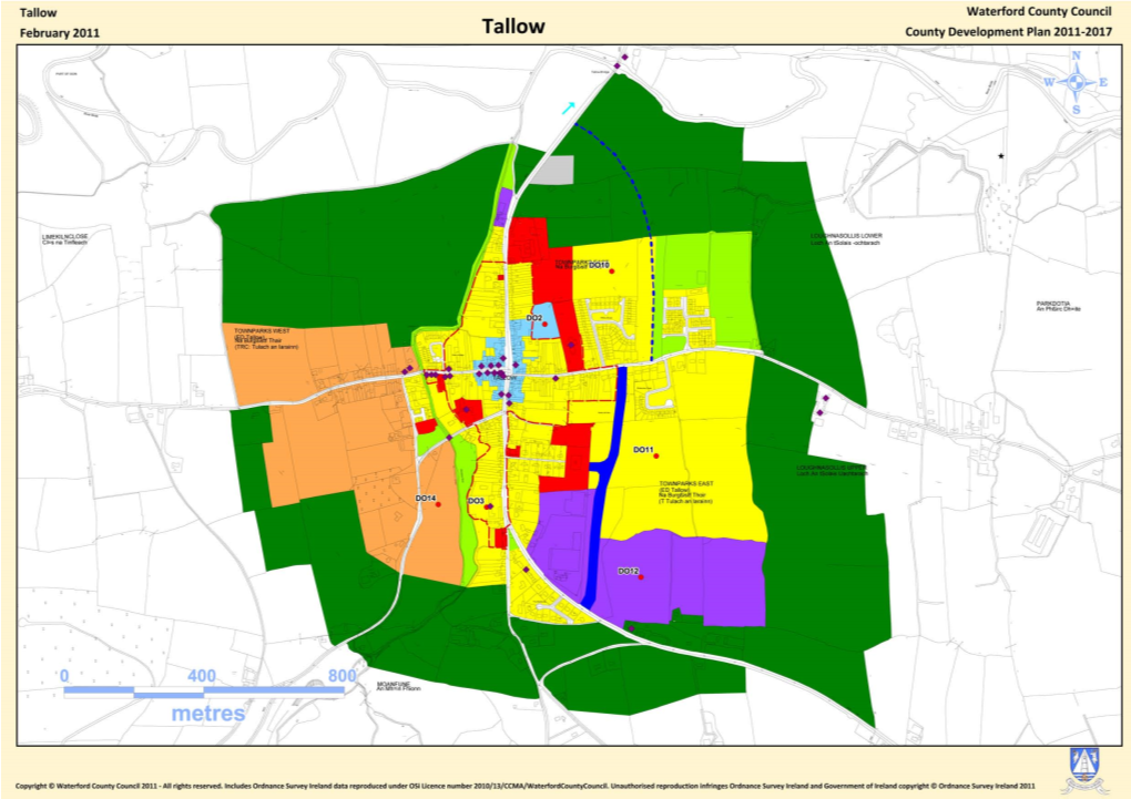 TALLOW DO8 As Opportunities Arise, the Council Shall Extend the Footpath to the Development Boundary and Provide Cycle-Paths Through the Town