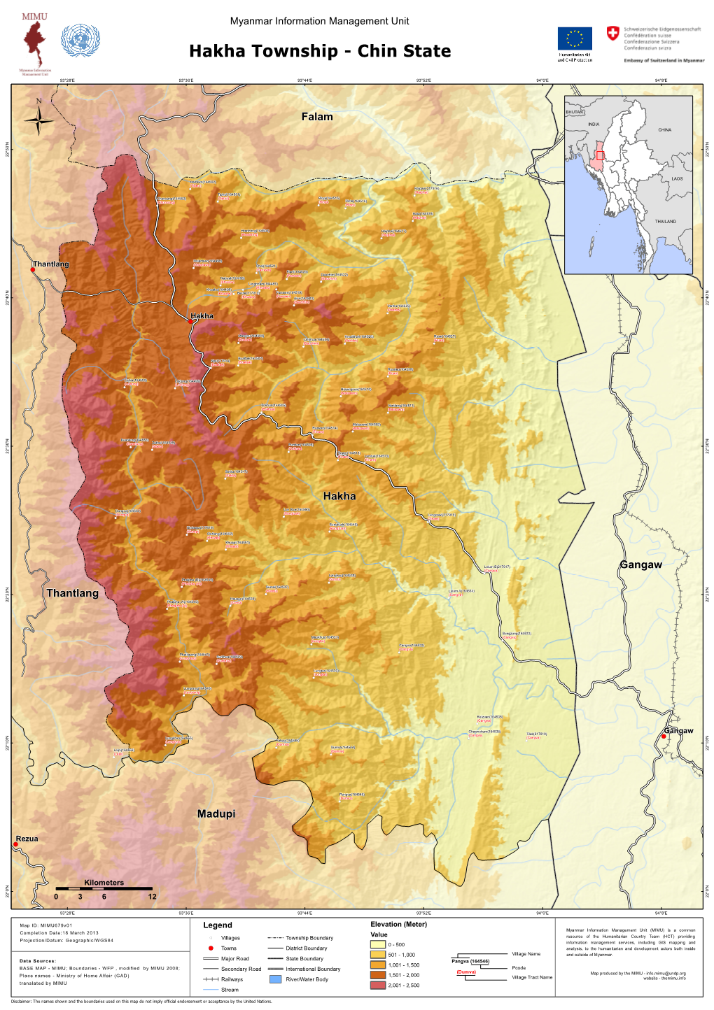 Hakha Township - Chin State