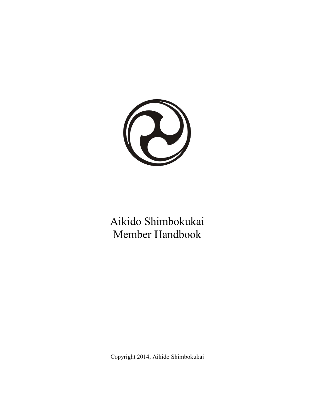 Aikido Shimbokukai Member Handbook