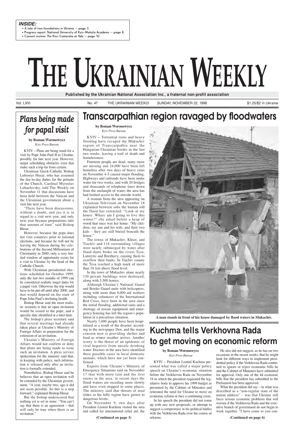 The Ukrainian Weekly 1998, No.47