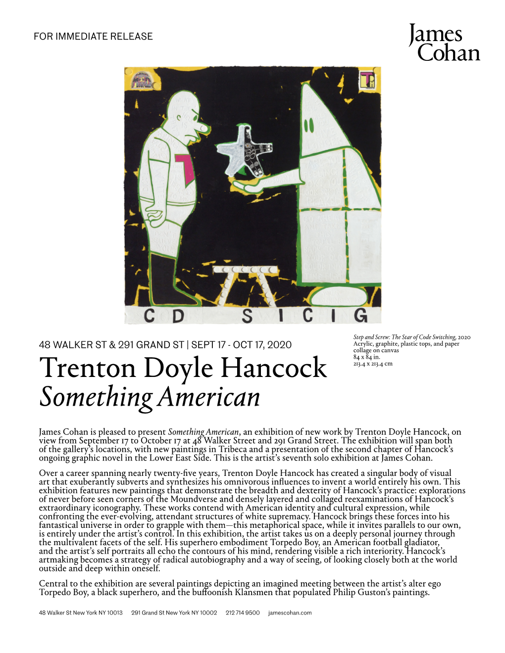 Trenton Doyle Hancock Something American