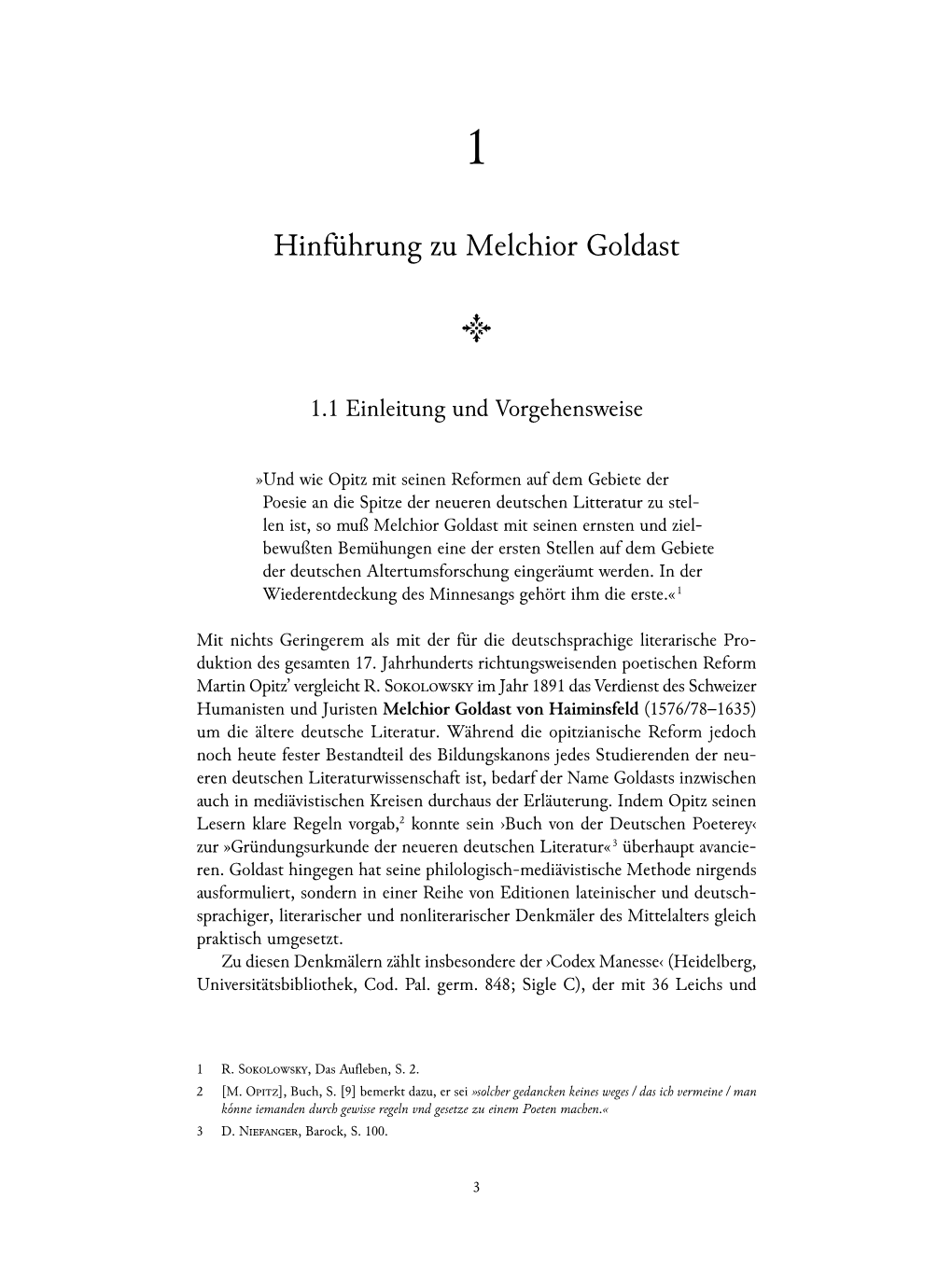 Melchior Goldast Und Der ›Codex Manesse‹