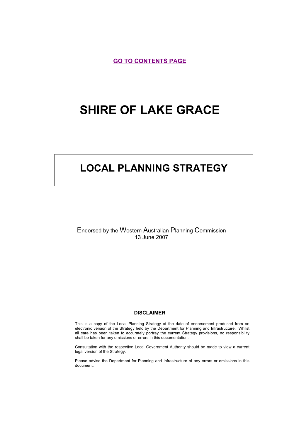 Shire of Lake Grace