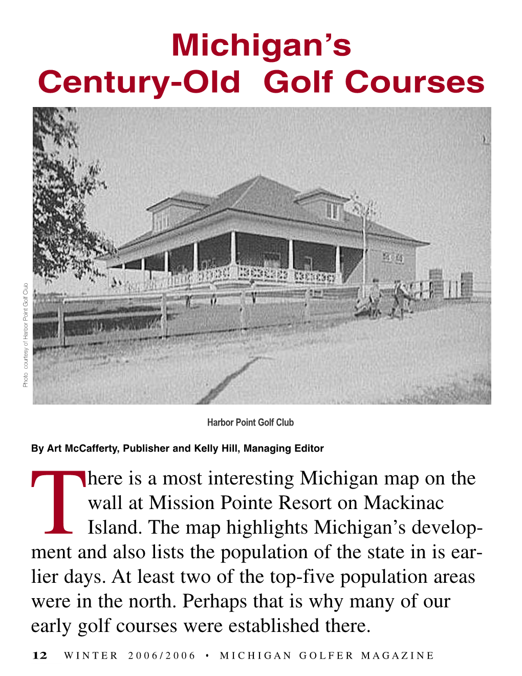 Michigan's Century-Old Golf Courses