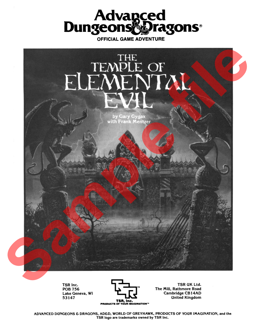 The Temple of Elemental Evil