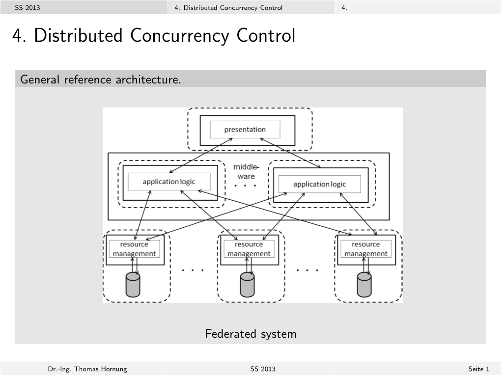 4. Distributed Concurrency Control 4