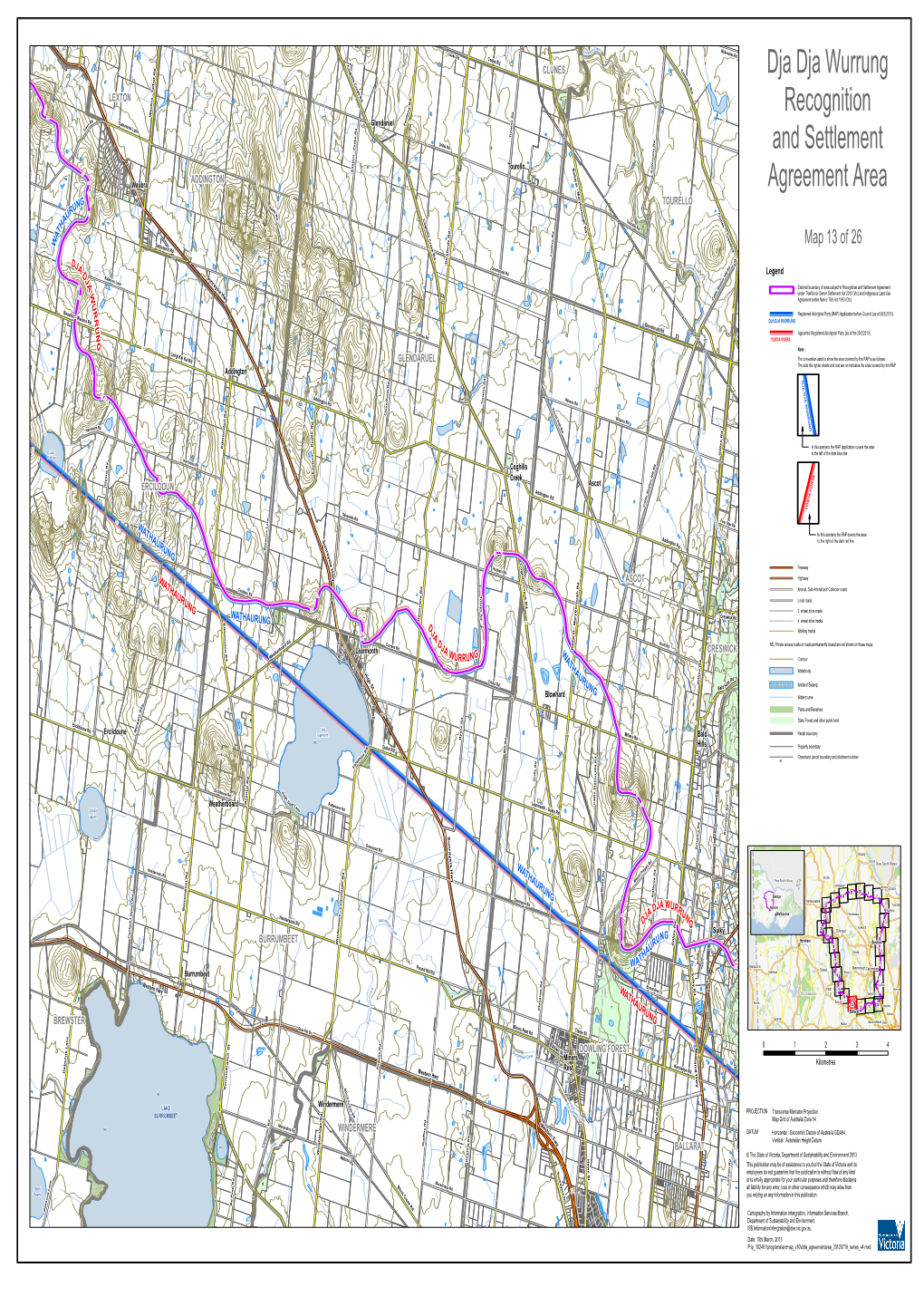 Dja Dja Wurrung Recognition and Settlement Agreement Area