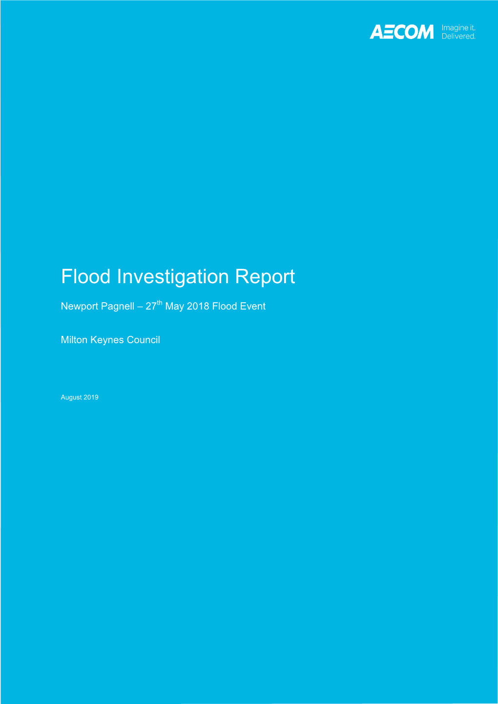 Newport Pagnell Flood Investigation Report DRAFT August 2019