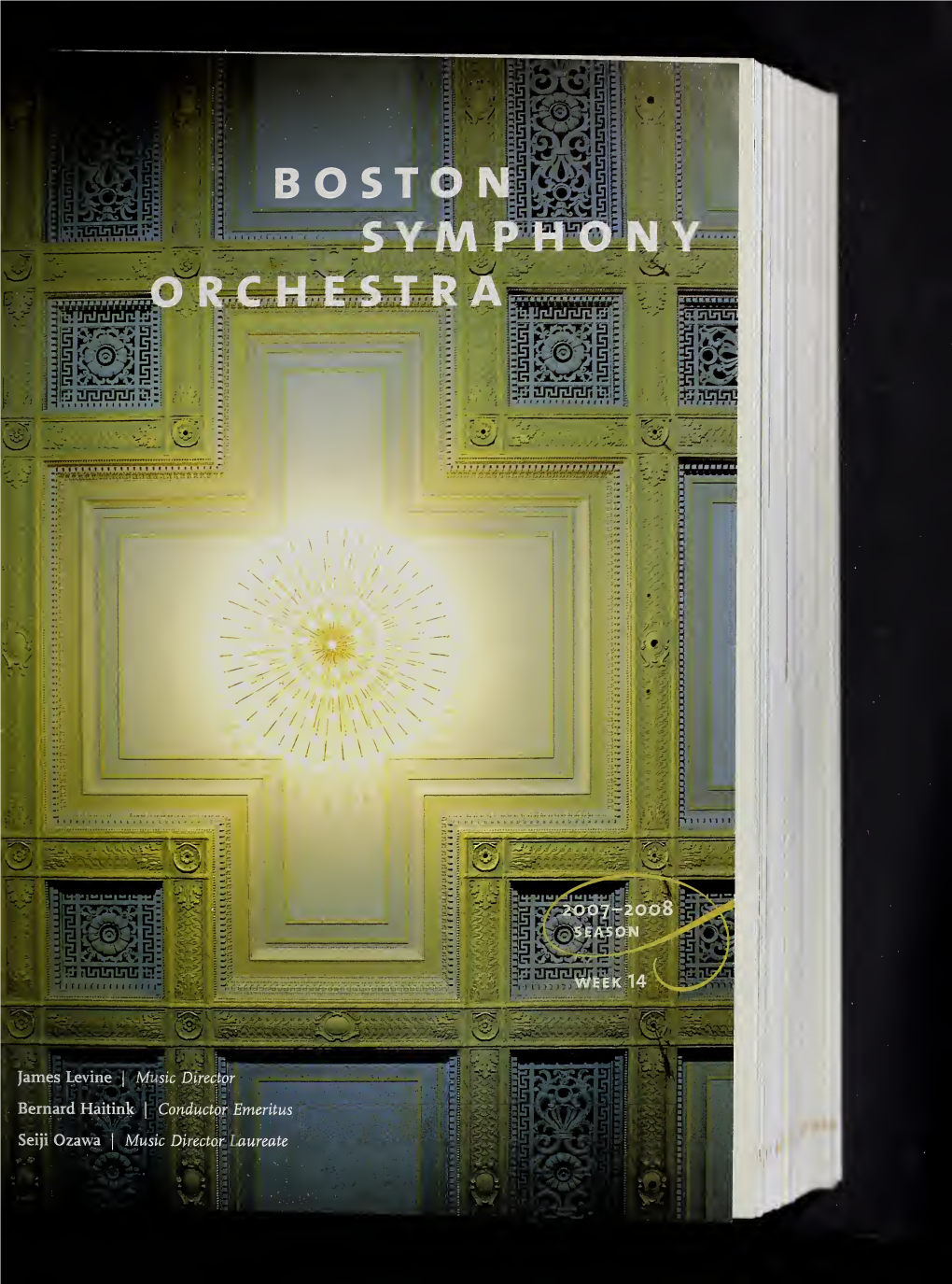 Boston Symphony Orchestra Concert Programs, Season 127, 2007-2008