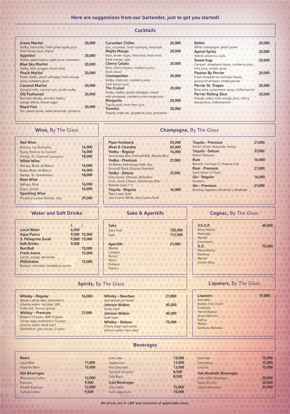 Hemingways Beverage Menu Insert A3 V2.Ai