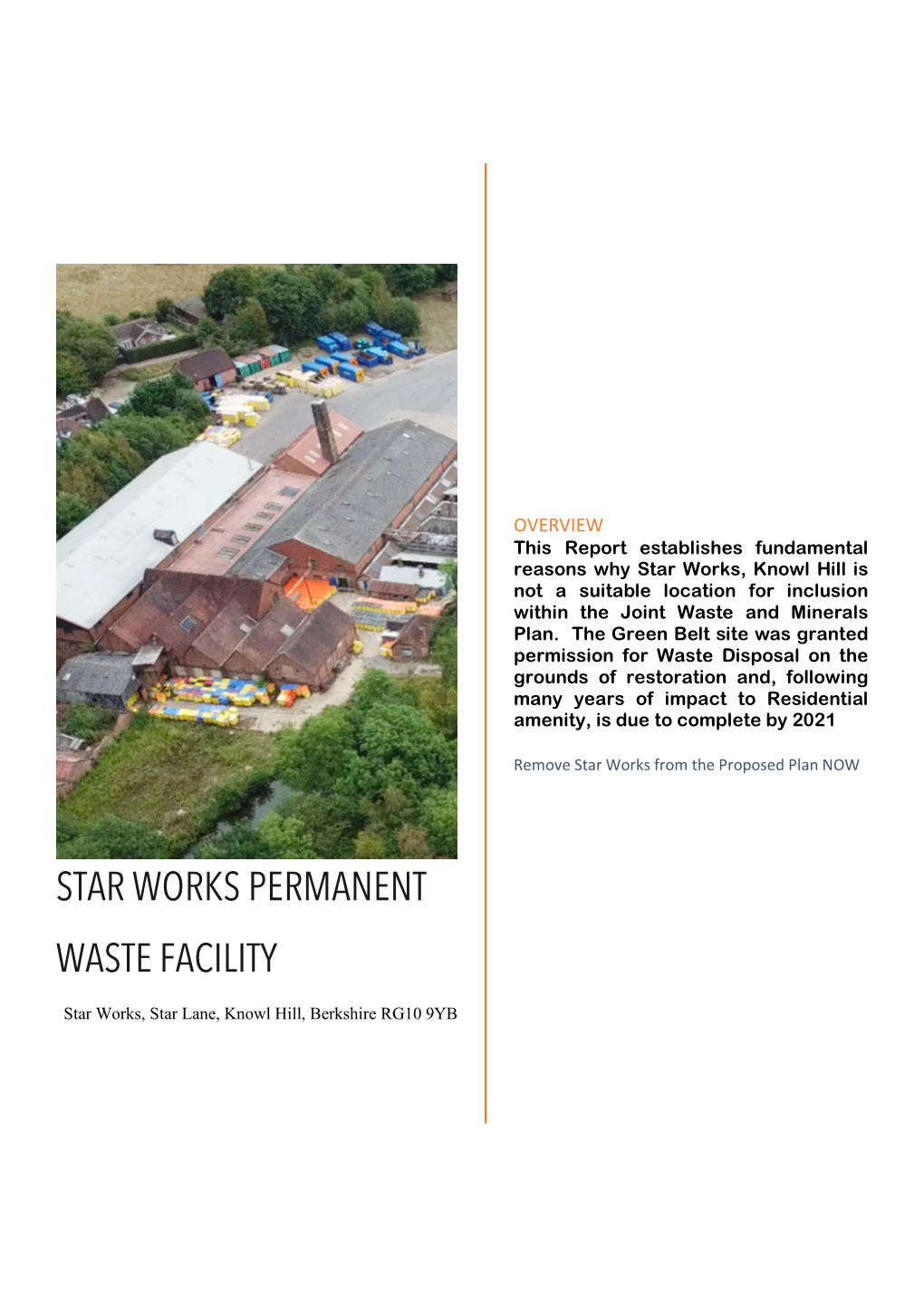 Star Works Report