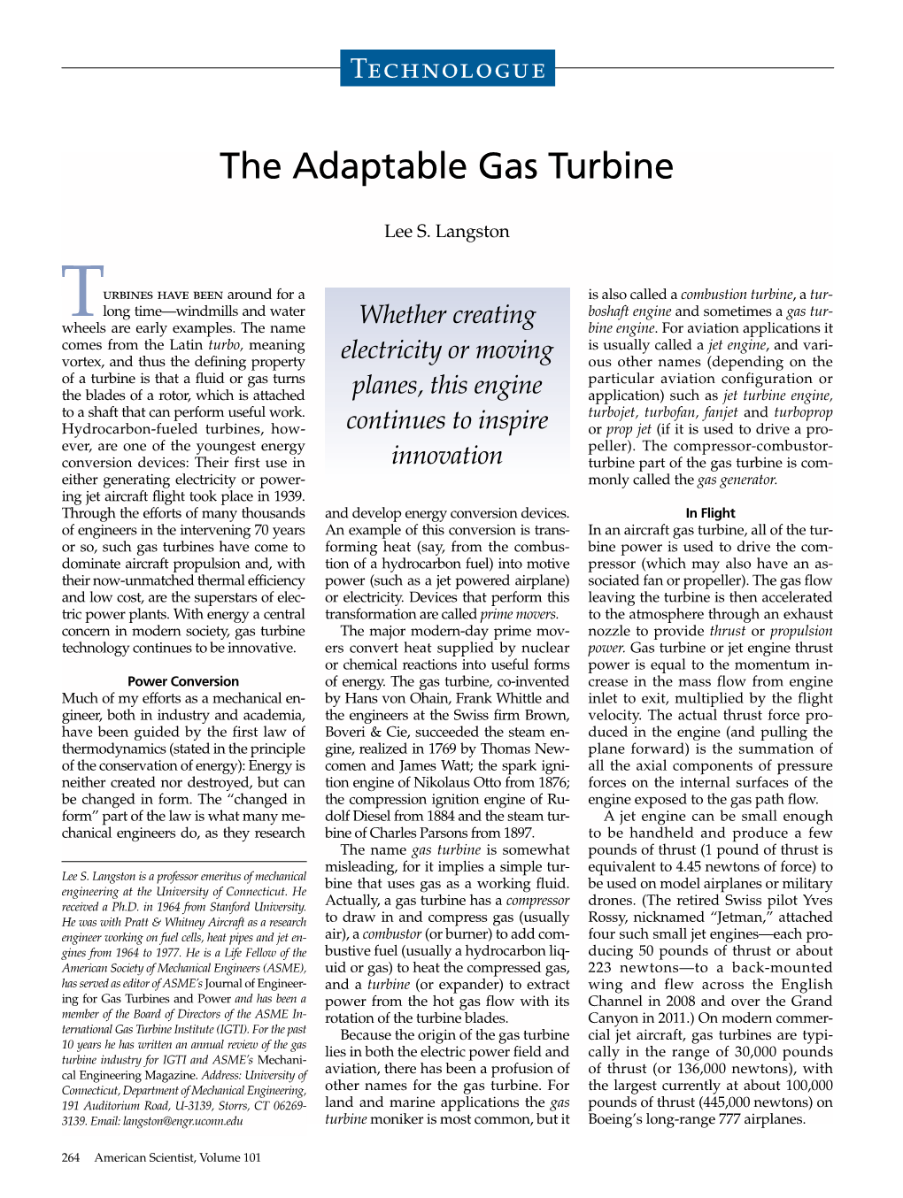 The Adaptable Gas Turbine