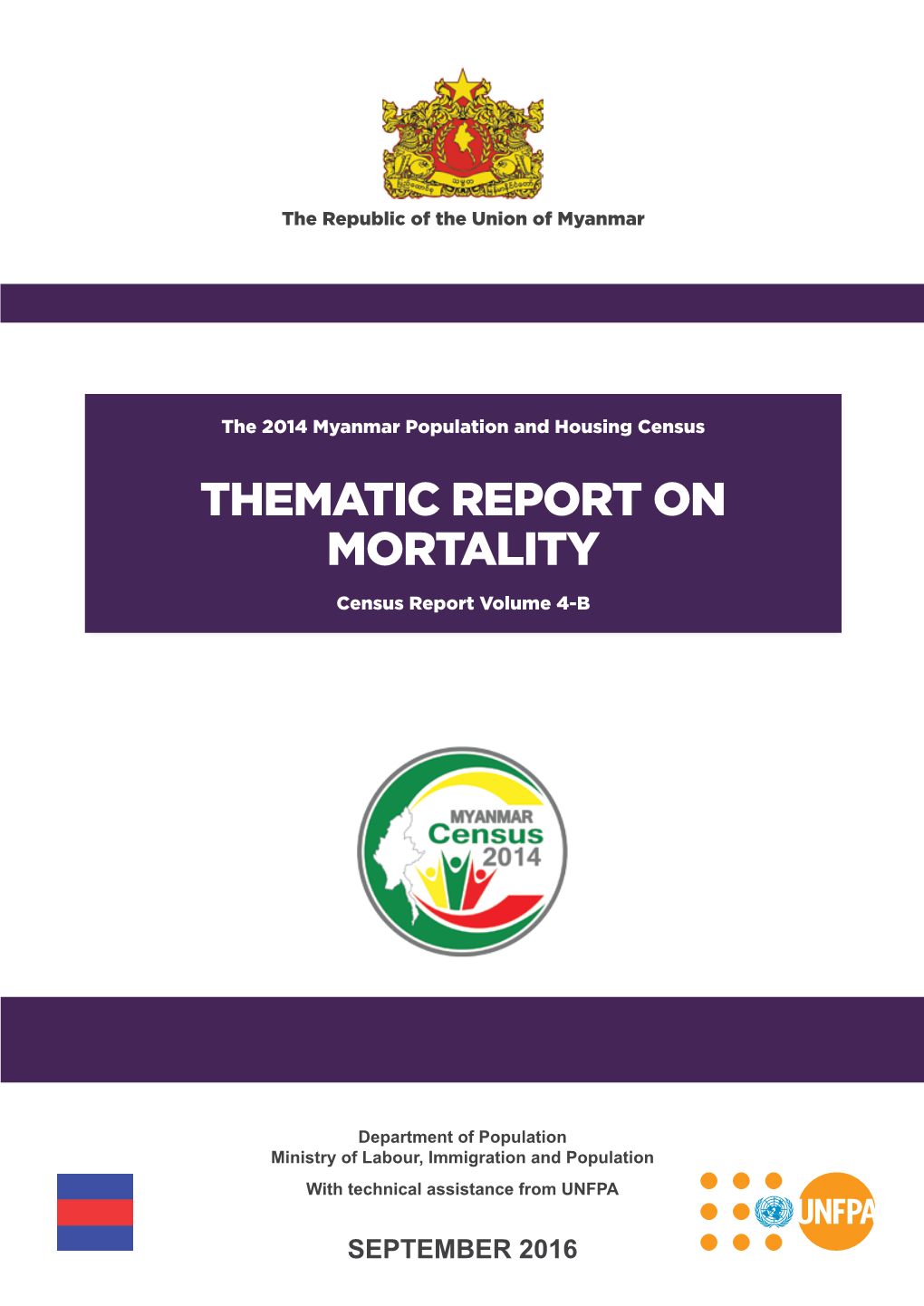 THEMATIC REPORT on MORTALITY Census Report Volume 4-B