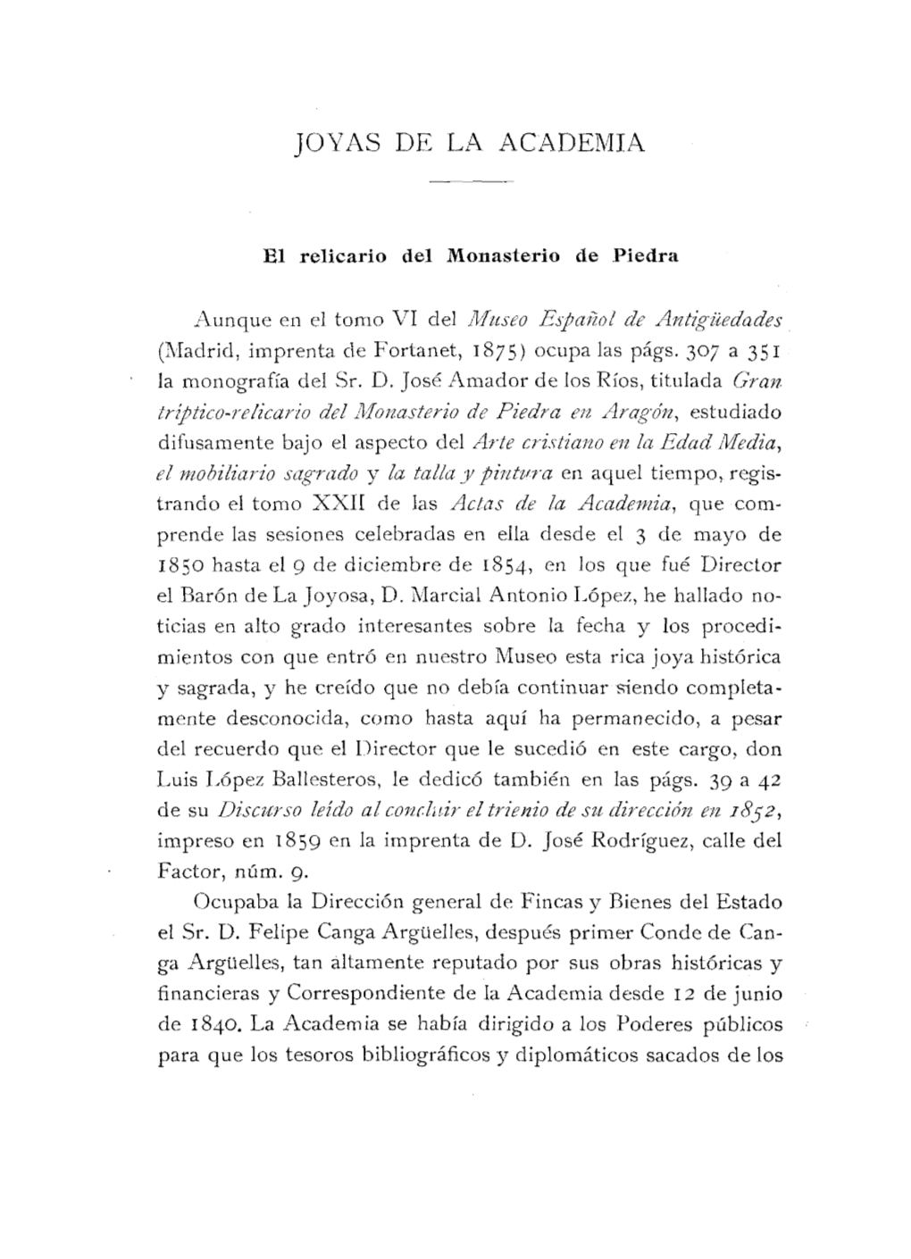 Pdf Joyas De La Academia: El Relicario Del Monasterio De Piedra / Juan