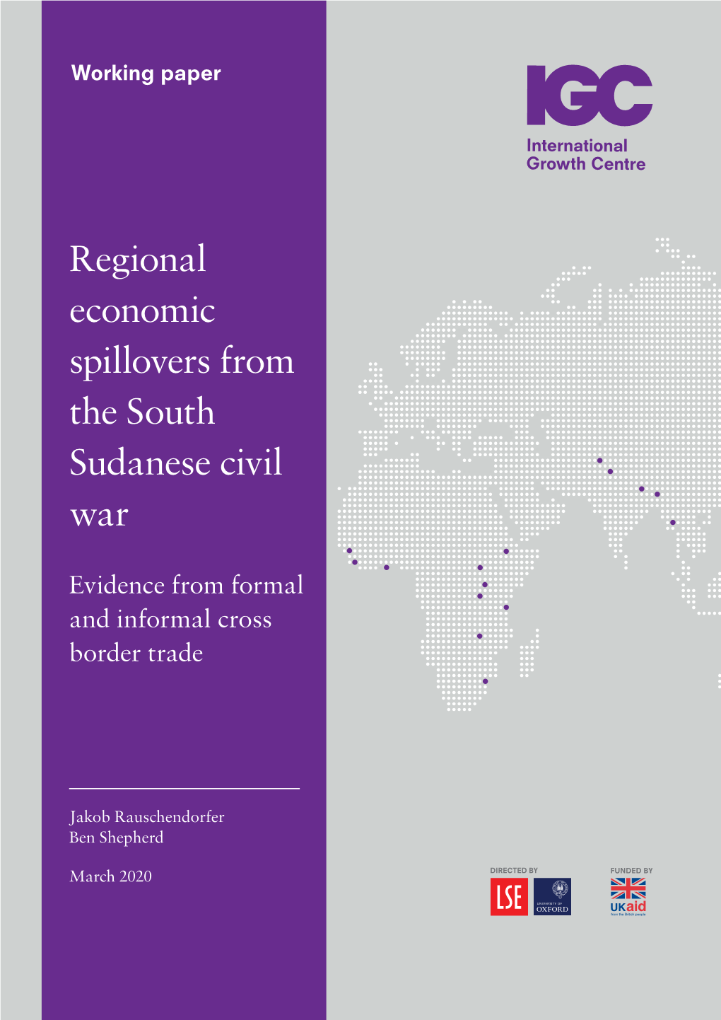 Regional Economic Spillovers from the South Sudanese Civil War