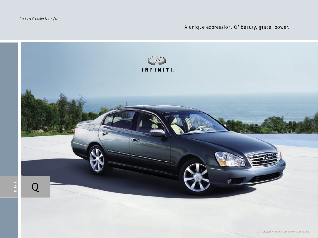 2004 Infiniti Q45 E-Brochure