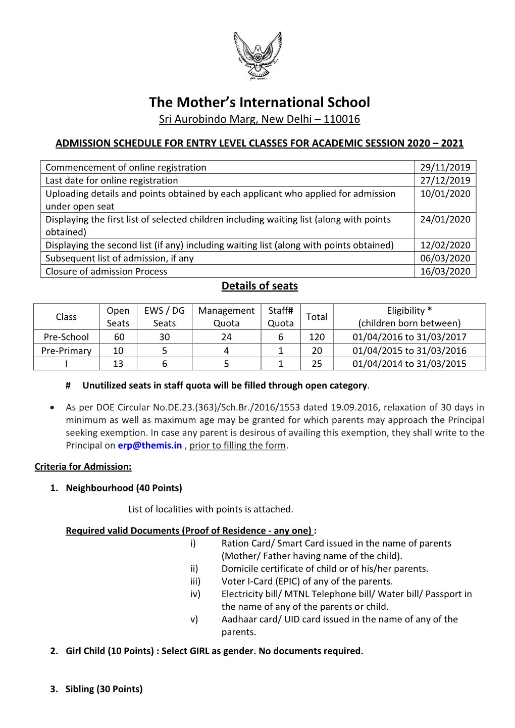 Sri Aurobindo Marg, New Delhi – 110016