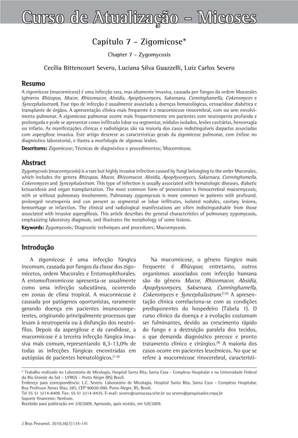 Continuing Education Course – Mycoses