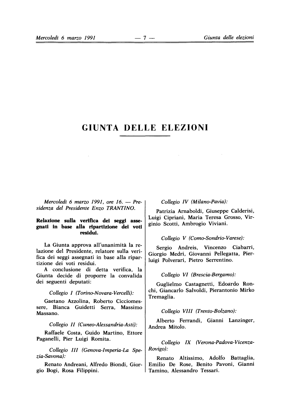 Giunta Delle Elezioni