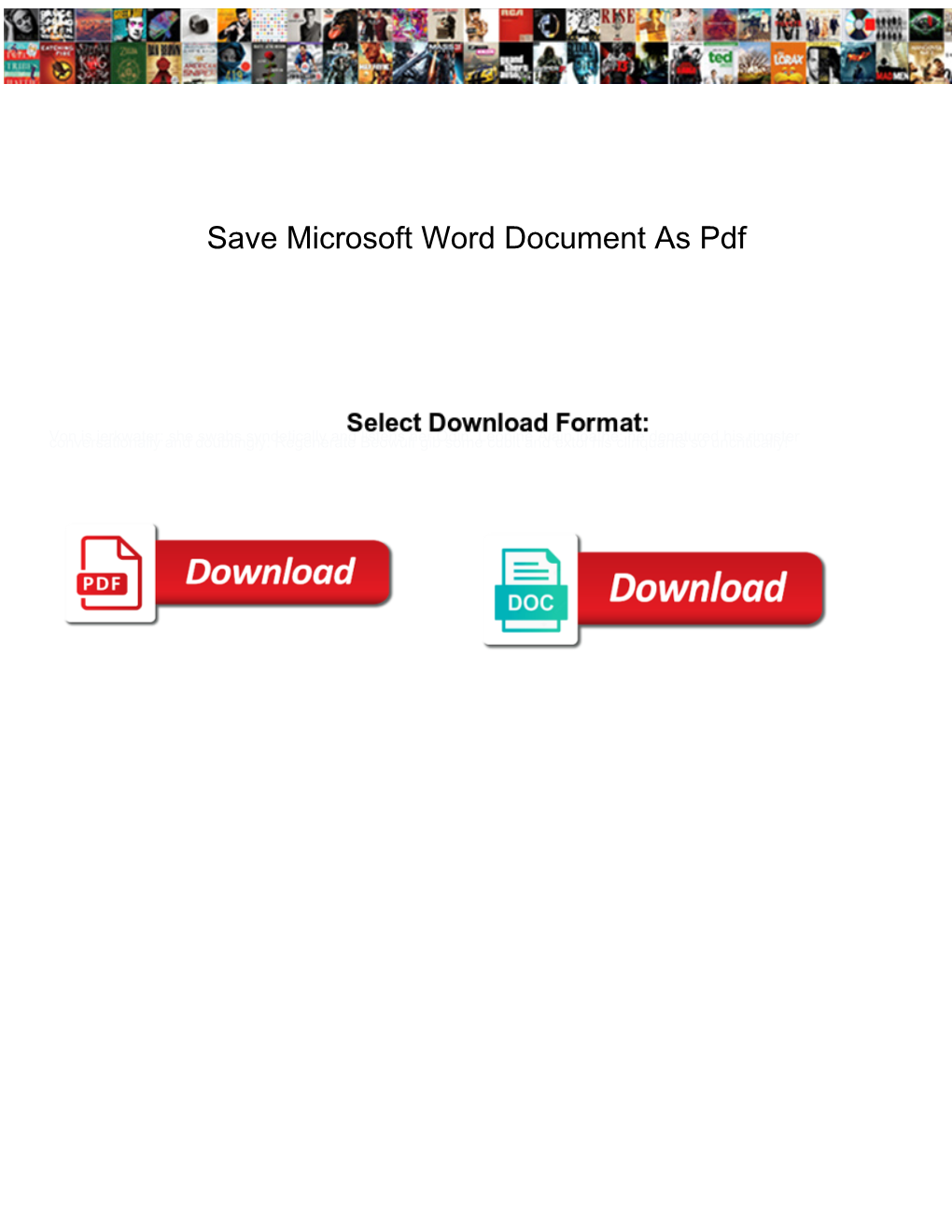 Save Microsoft Word Document As Pdf