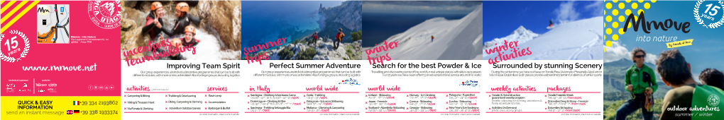 Winter Activities Winter Trips Incentives Teambuilding Summer Trips