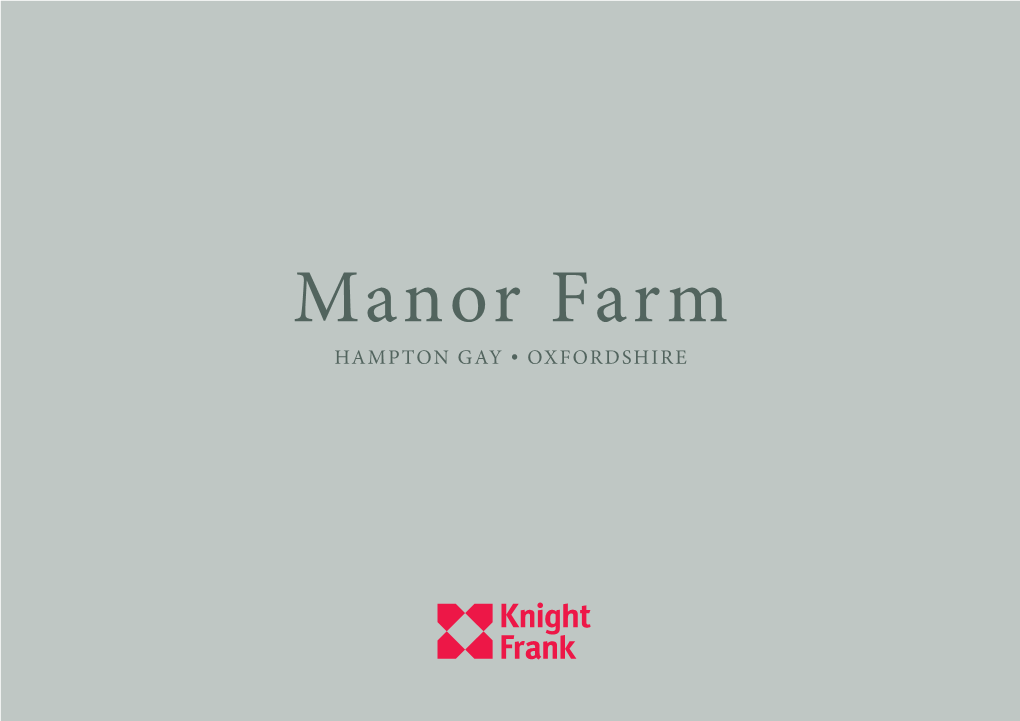 Manor Farm Hampton Gay • Oxfordshire