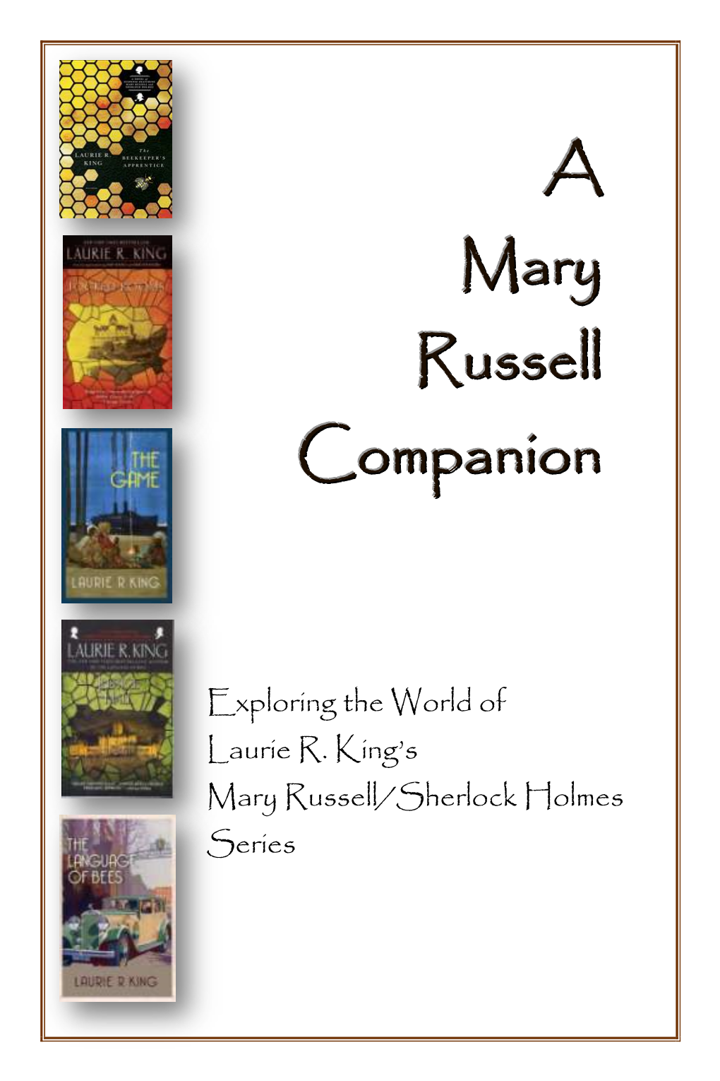 A Mary Russell Companion