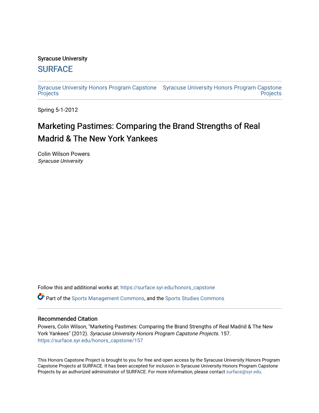 Comparing the Brand Strengths of Real Madrid & the New York Yankees