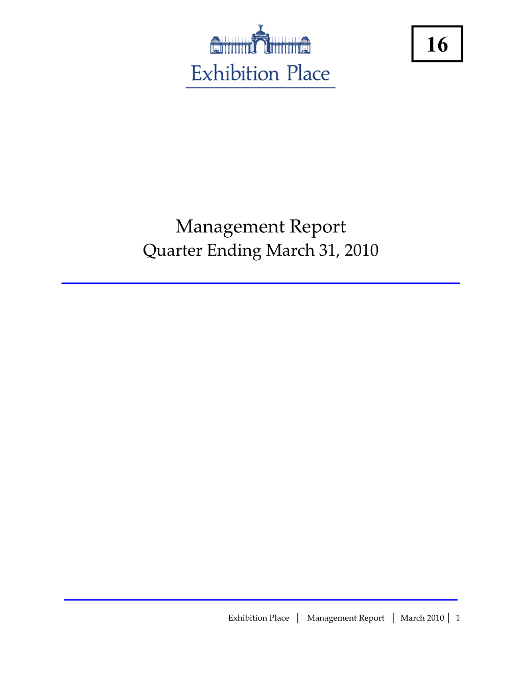 EP Management Report