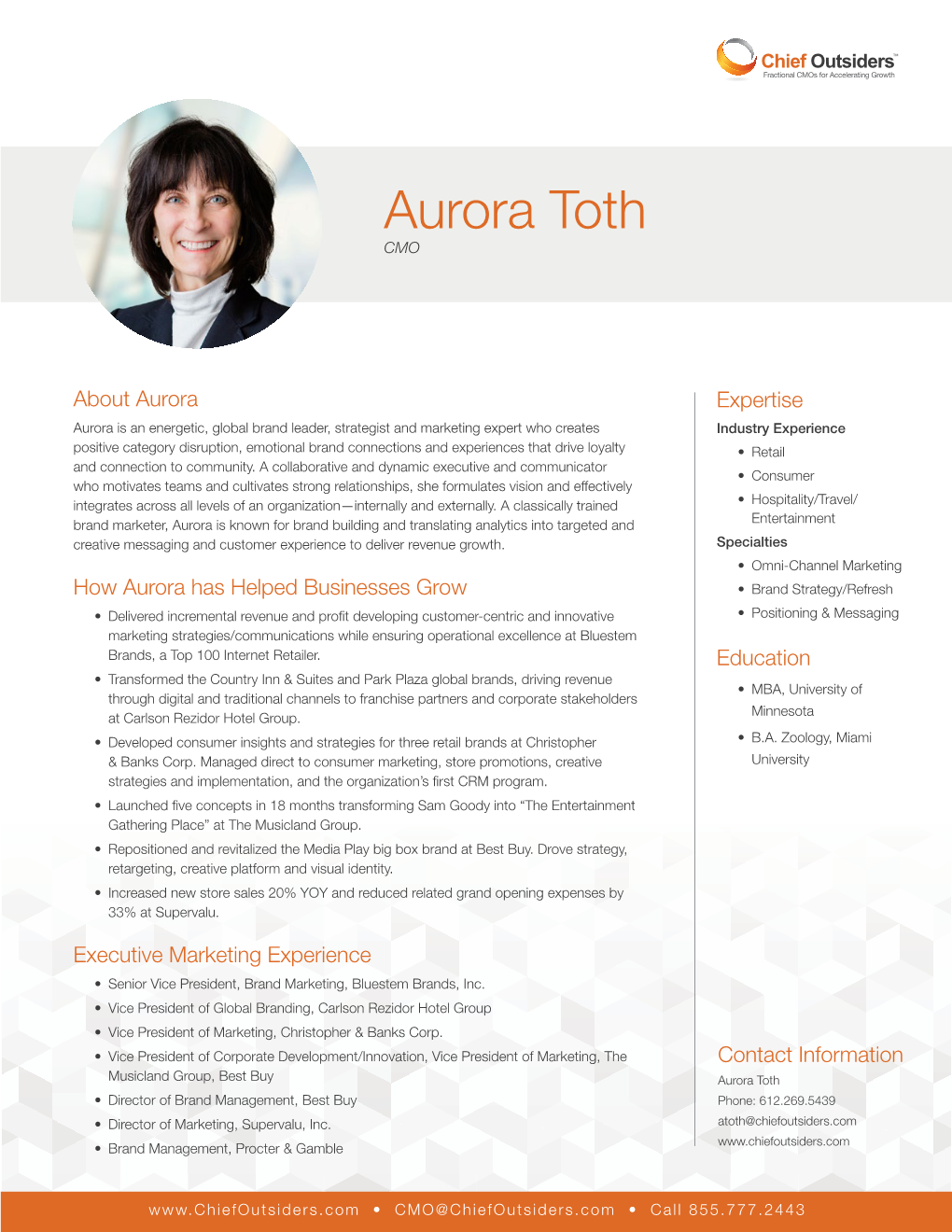 Aurora Toth CMO