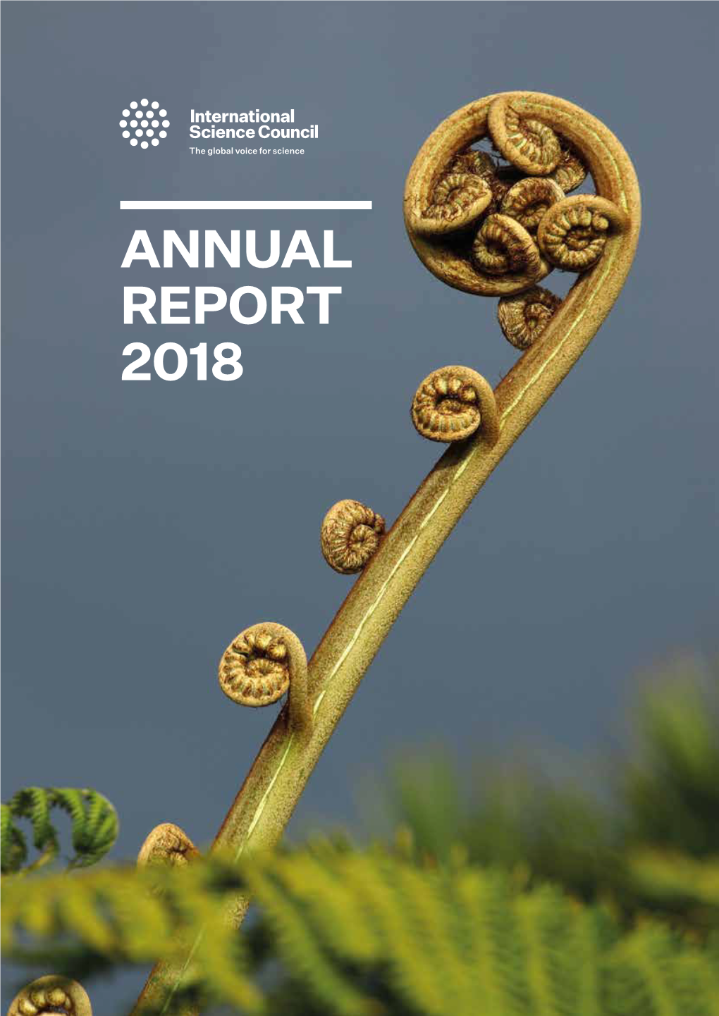 ANNUAL REPORT 2018 2 International Science Council