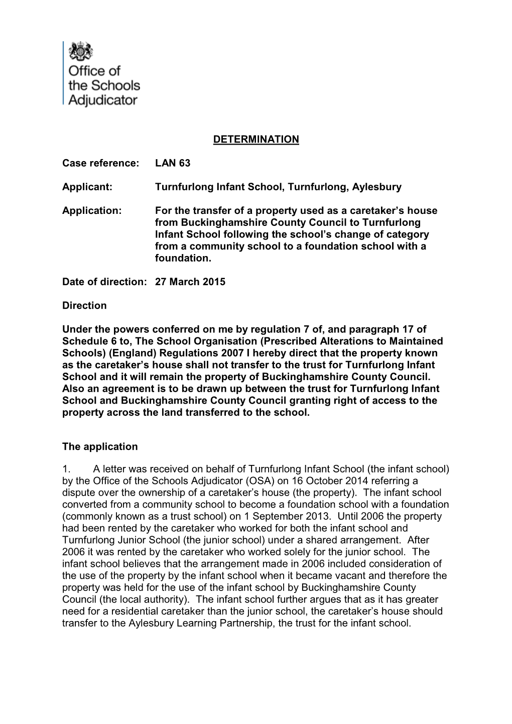 LAN63 Turnfurlong Infant School Buckinghamshire