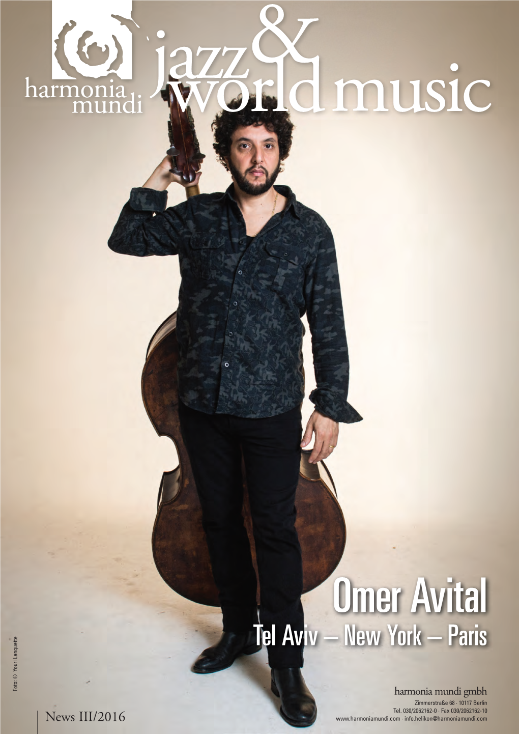 Omer Avital Tel Aviv – New York – Paris