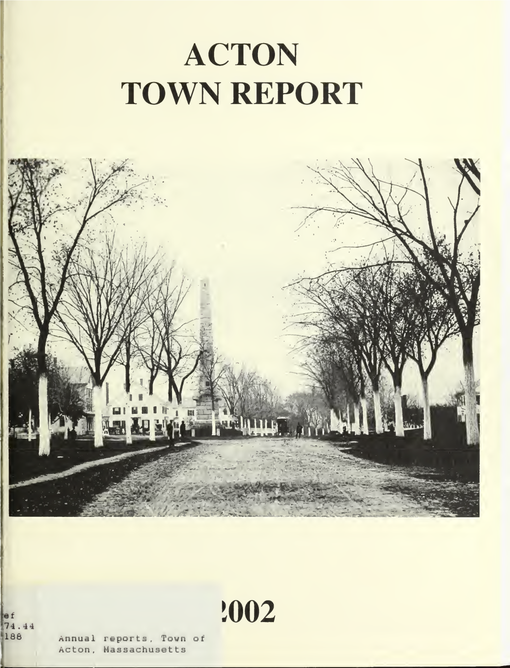 Annual Reports, Town of Acton, Massachusetts