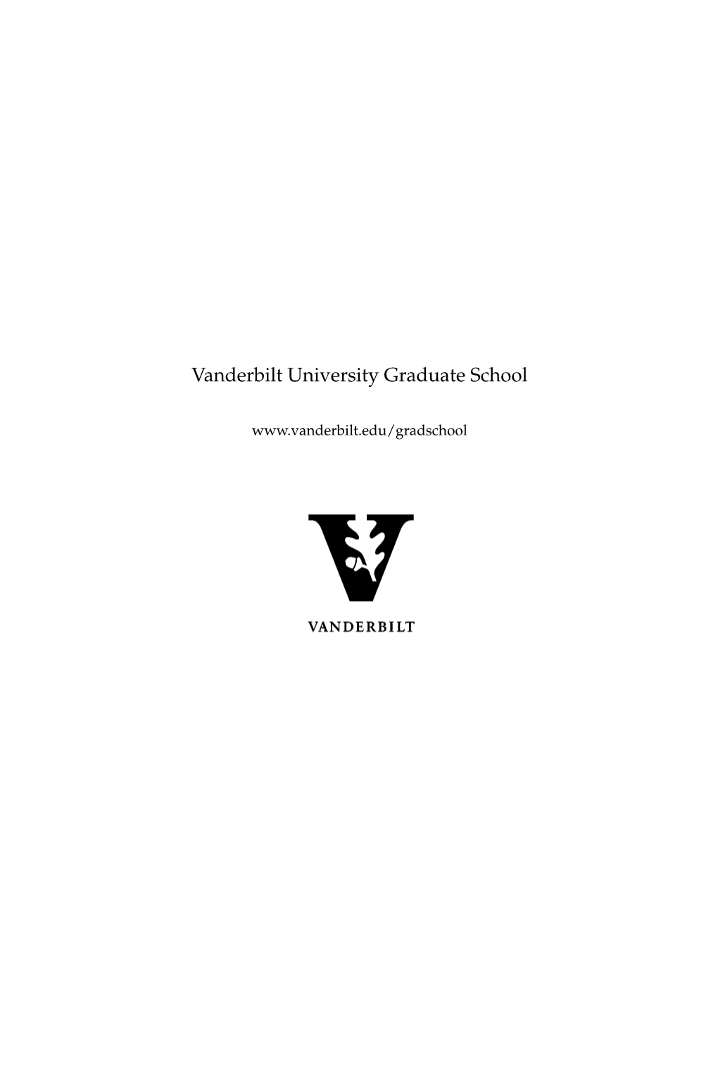 Vanderbilt University Graduate School