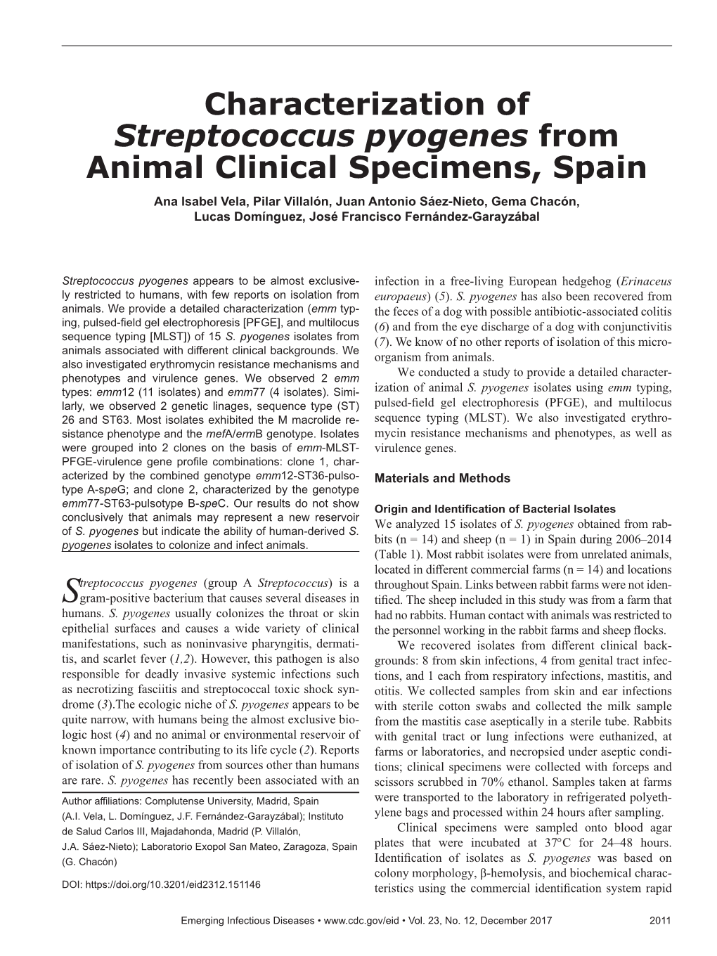 Streptococcus Pyogenes