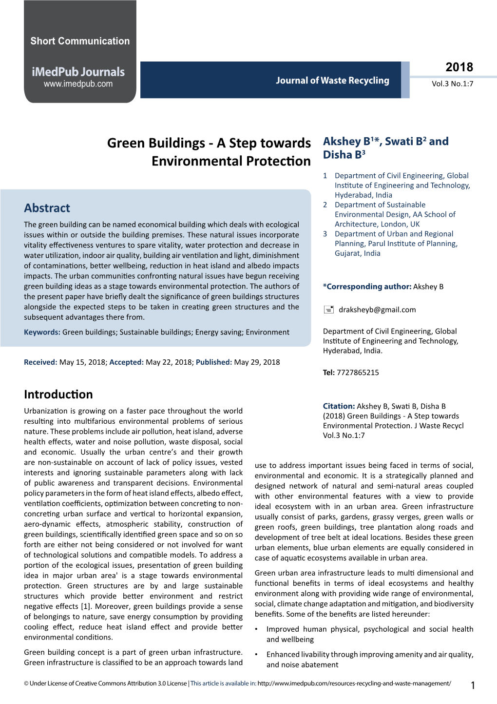 Green Buildings