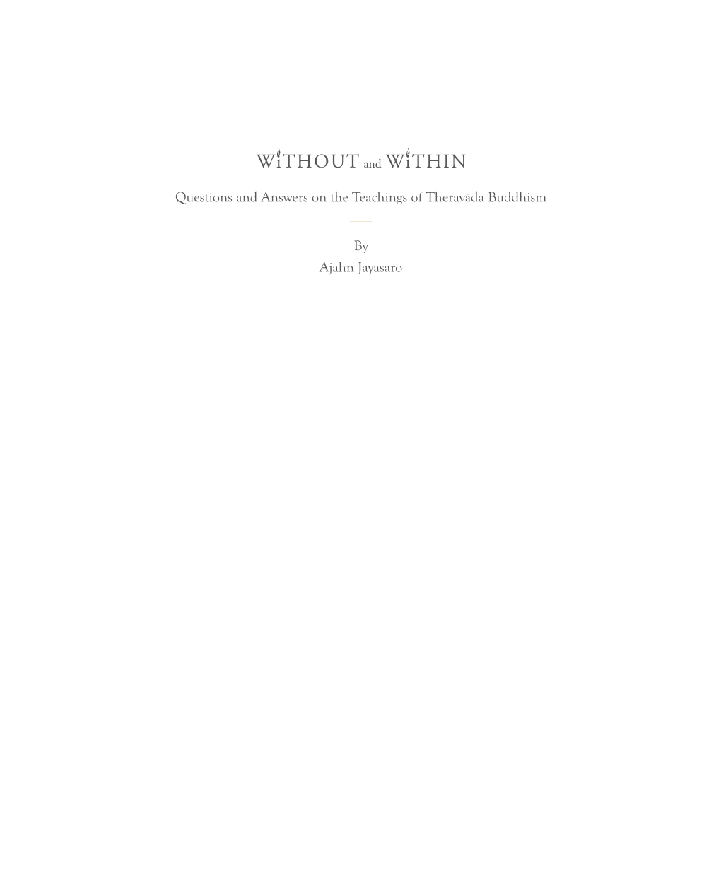 Questions and Answers on the Teachings of Theravāda Buddhism