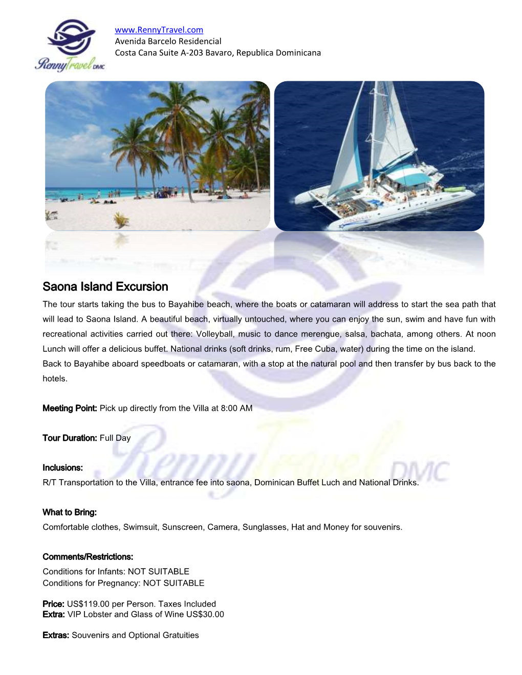 Saona Island Excursion