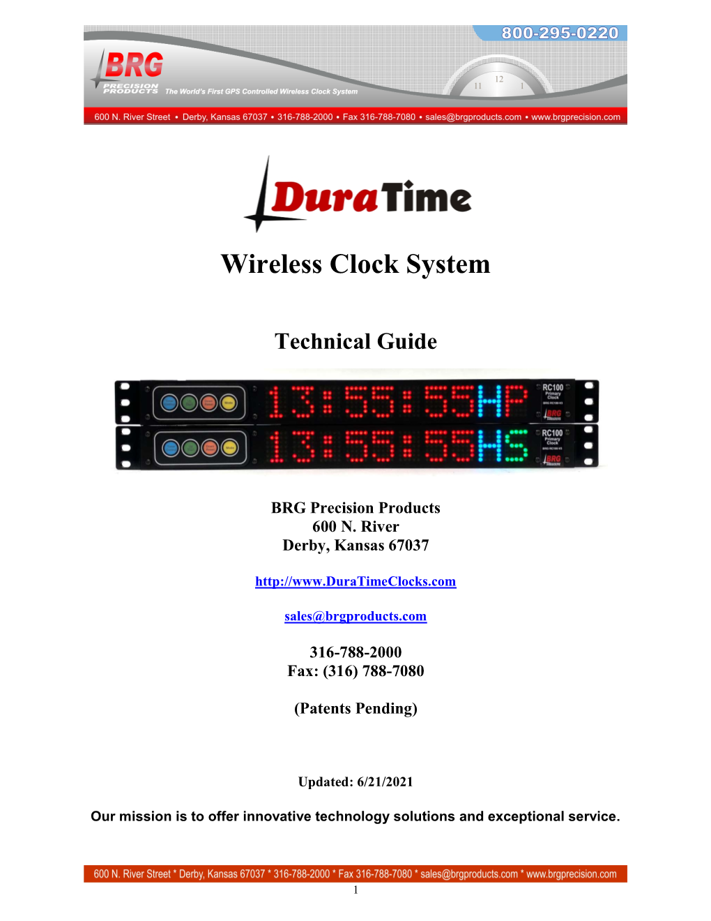 Wireless Clock System