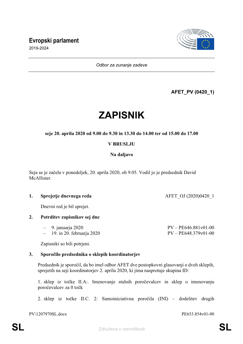 Sl Sl Zapisnik