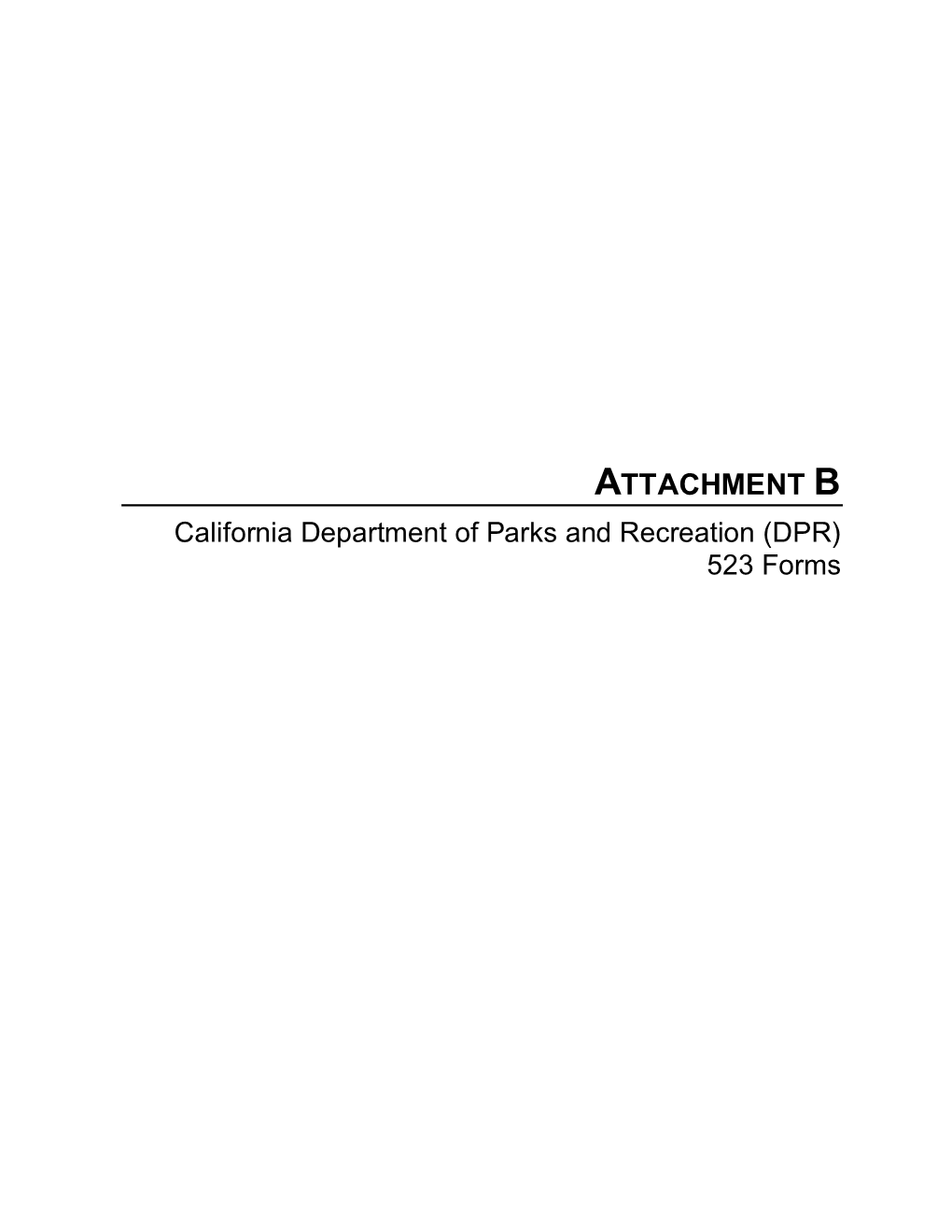 California Department of Parks And