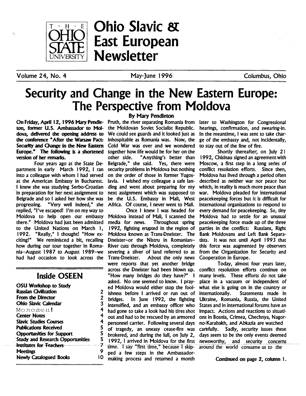 Newsletter from Moldova