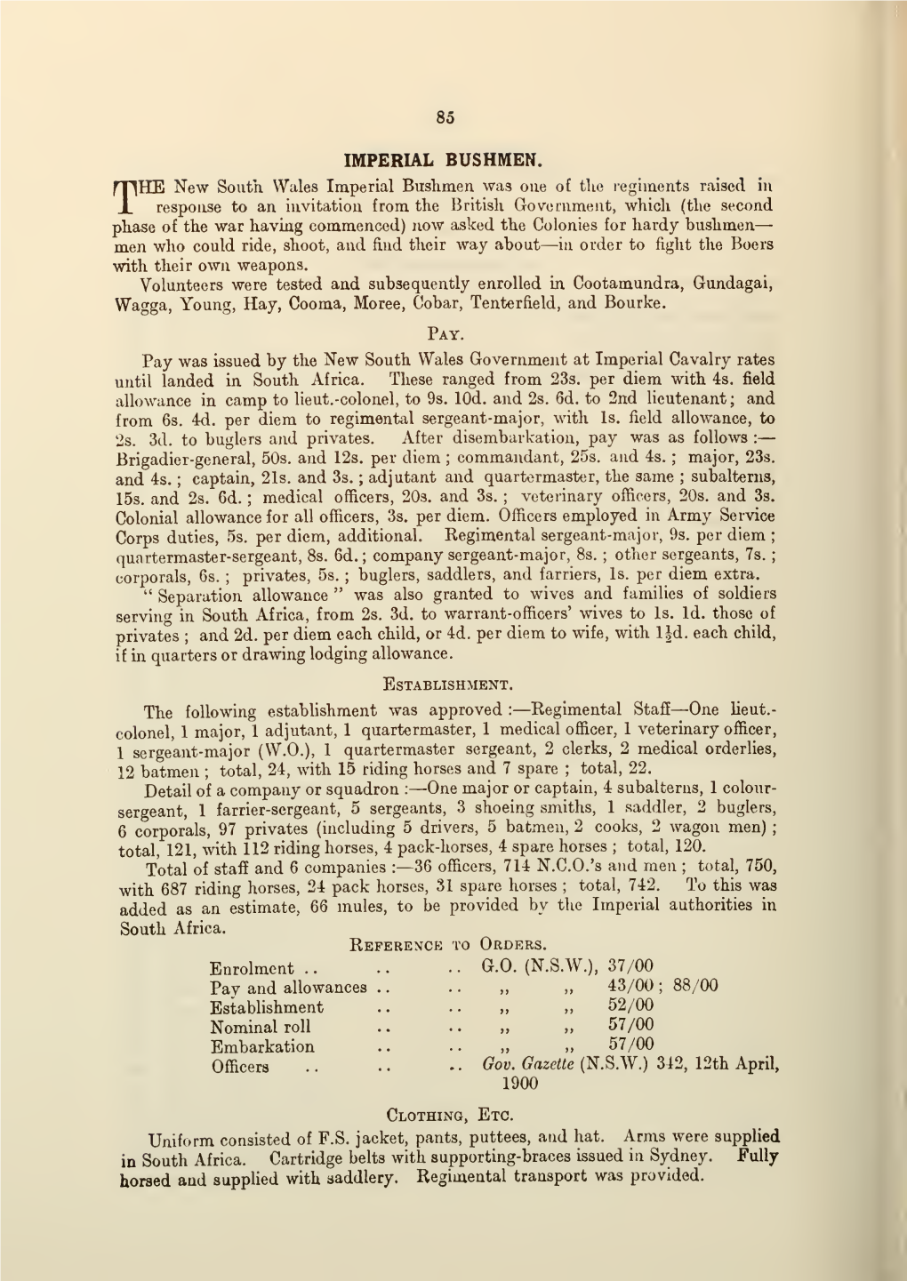 Official Records of the Australian Military Contingents to the War In