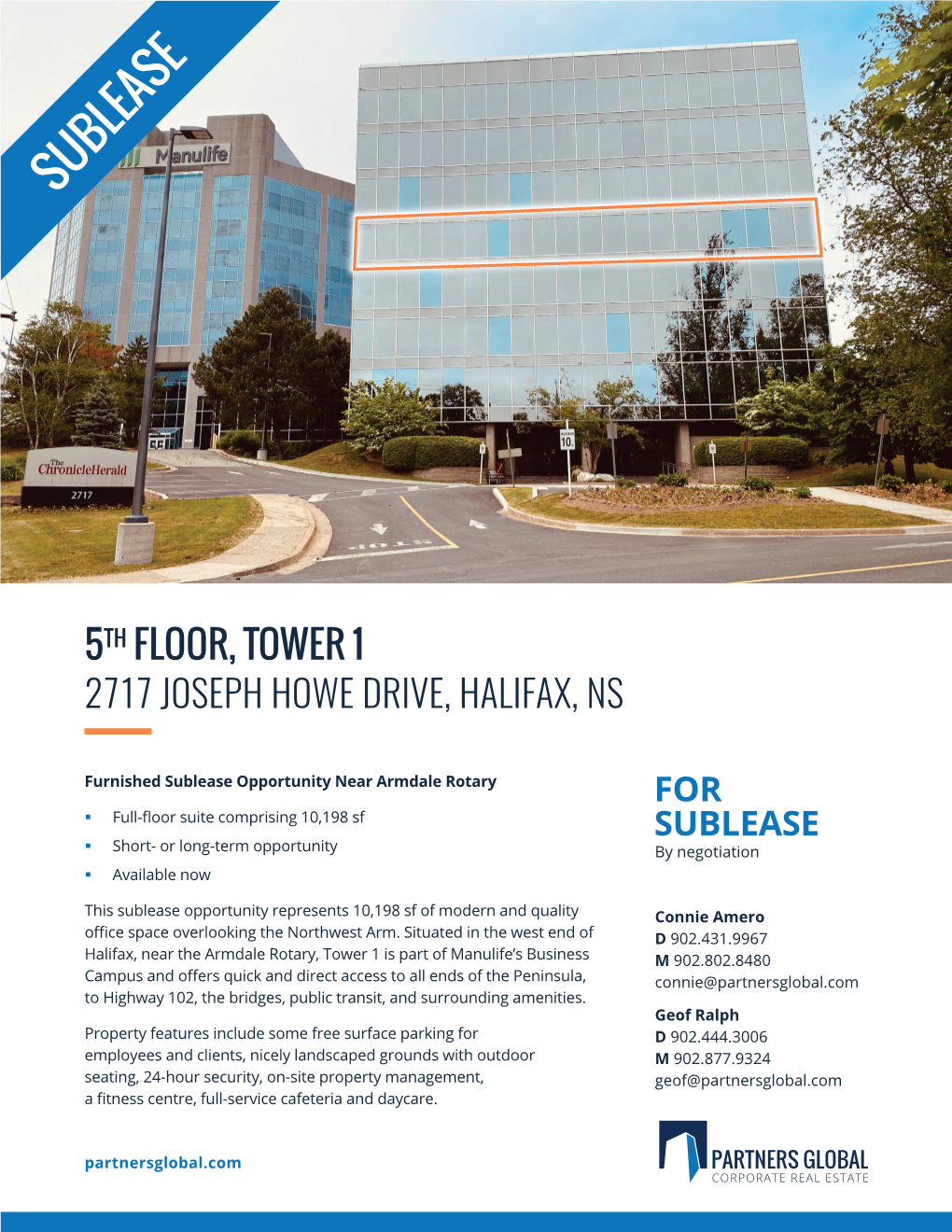 5Th Floor, Tower 1 2717 Joseph Howe Drive, Halifax, Ns