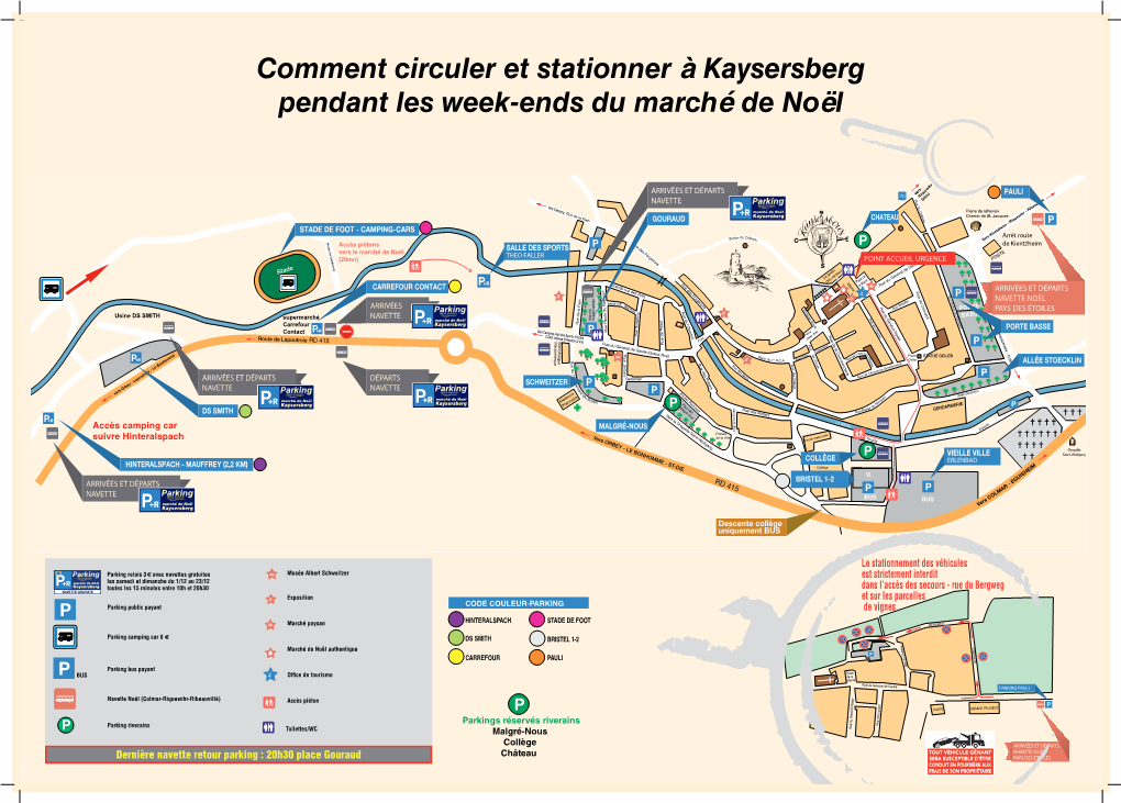 Comment Circuler Et Stationner À Kaysersberg Pendant Les Week