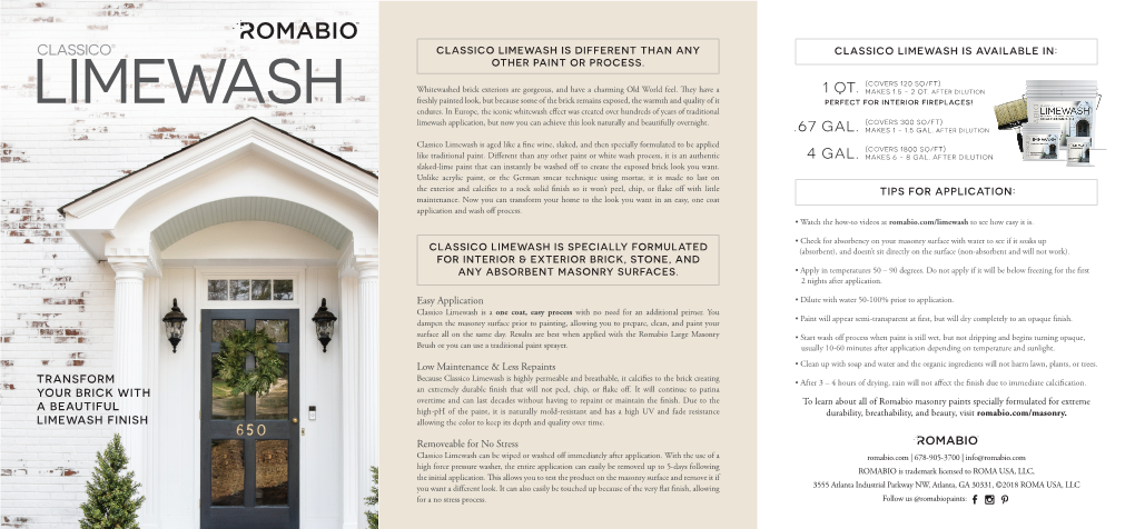 Classico Limewash Is Different Than Any Classico Limewash Is Available In: Other Paint Or Process