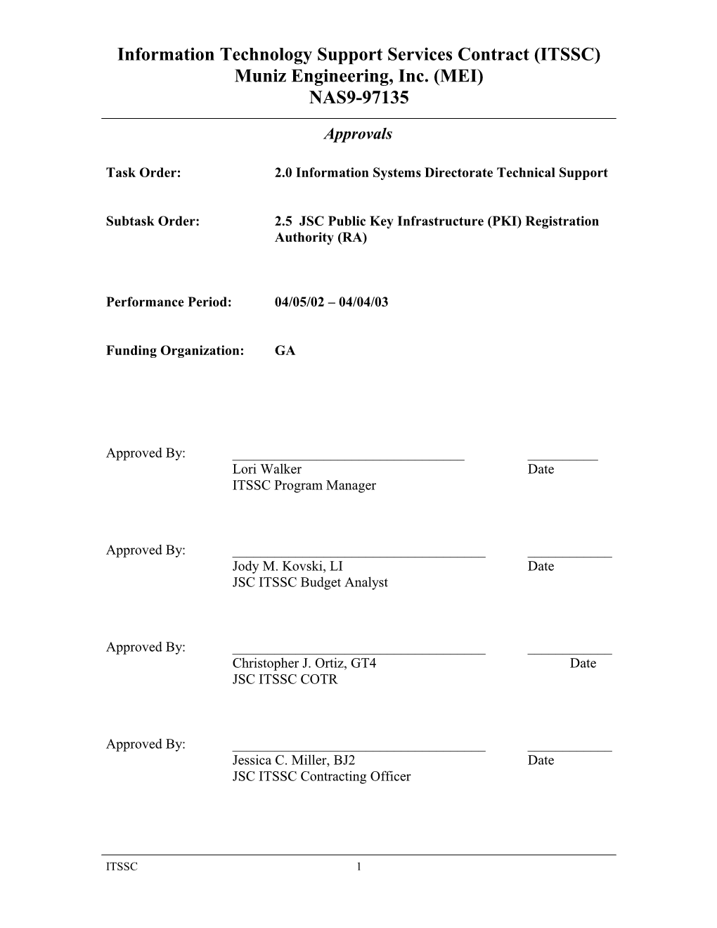 Applications Development Support Contract