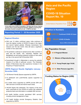 Asia and the Pacific Region COVID-19 Situation Report No. 10