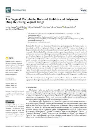 The Vaginal Microbiota, Bacterial Biofilms and Polymeric Drug